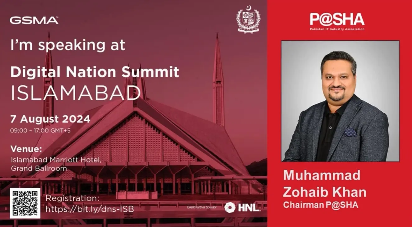 Speaker at GSMA Digital Nation Summit Islamabad 2024